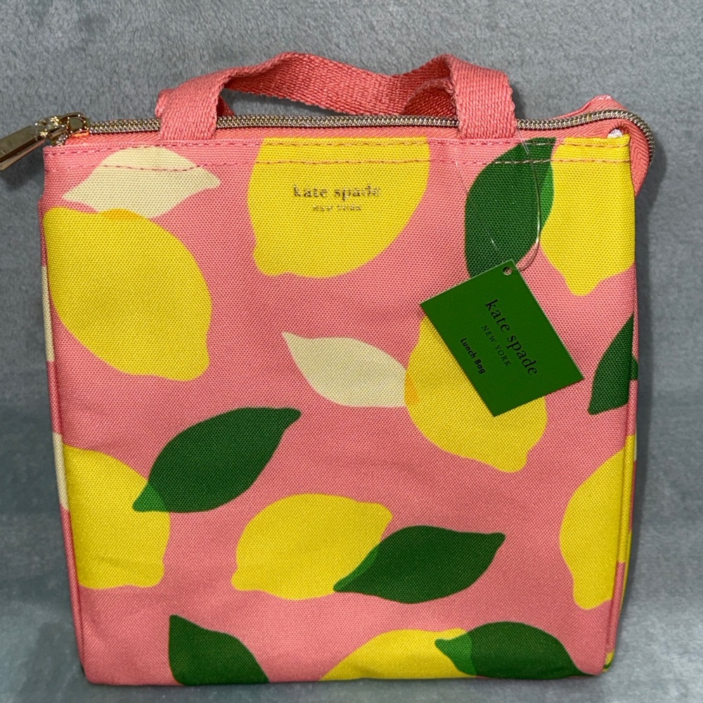 kate spade Pink Lemon-Print lunch bag - Picture 12 of 14